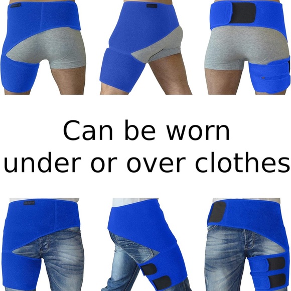 NWOT Unisex Hip Brace for Sciatica Pain Relief, Compression Support Wrap - Picture 5 of 10